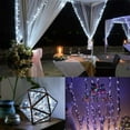 thumbnail image 6 of YEOLEH Led Fairy Lights Battery Operated String Lights Silver Wire,Total 160FT 480 LED Battery Lights IP65 Waterproof for Xmas Patio Outdoor Room Decor, White,4 Pack, 6 of 8