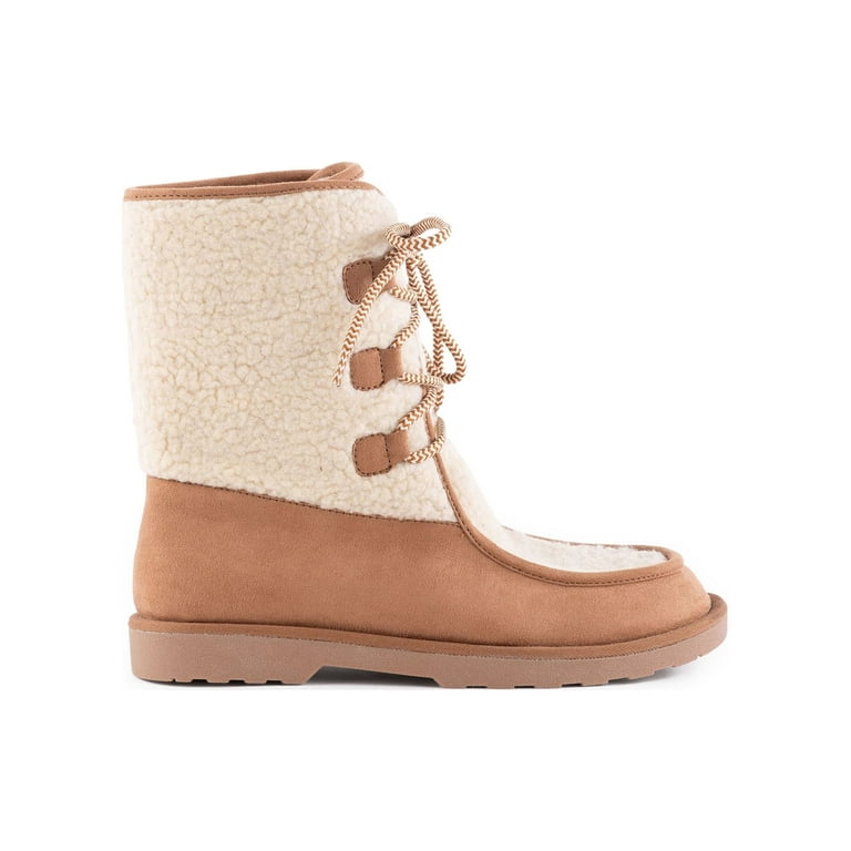 Tall shearling deals boots women's