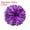 Purple Silver, variant on PET Cheerleading Pom Poms with Finger Holes for Sport Team Spirit Fun Dance Stage Events, Blue Silver 2 Pack