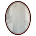 thumbnail image 5 of OVALCREST - London Framed Oval Mirror - Black Cherry 21 1/8" x 31 1/8", 5 of 7