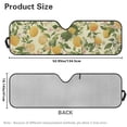 thumbnail image 3 of Psesaysky Windshield Sun Shade, Retro Lemon Sunshade Compatible with Car Off-road Vehicle Foldable Windshield Sun Visor Blocks UV Rays 52.95x16.14 inch, 3 of 7