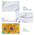 thumbnail image 4 of Dailycode Kitchen Wash Cloths with Hanging Loops Absorbent Absorbent Quick Drying Hand Towels, 2 Pack, Leaf Umbrellas Beer Ball, 4 of 7