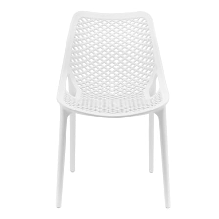 Modholic Nami Dining Chair, White (Set Of 2)