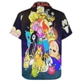 thumbnail image 6 of Adventure Time Casual Short Sleeve Shirt Lapel Collar Shirt Summer Beach Shirt L, 6 of 8
