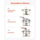 thumbnail image 5 of Juego de platos para buffet Hafing Dish VEVOR, 5 litros, paquete de 4 unidades, acero inoxidable dorado, 5 of 9