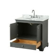 thumbnail image 4 of Wyndham Collection Wcs202036scmunomxx Deborah 36" Free Standing Single Vanity Set - Dark, 4 of 6