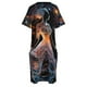 thumbnail image 4 of goddess-Vestido corto holgado con bolsillo para mujer atrevido elegante promoción, 4 of 6