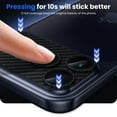 thumbnail image 2 of Allytechgroup for iPhone 17 Pro Max Camera Lens Protector, Crabon Fiber Texture Military Grade Shatterproof Strong Adsorption Metal 9H+ Tempered Glass Camera Screen Full Cover Case Friendly, Blue, 2 of 6