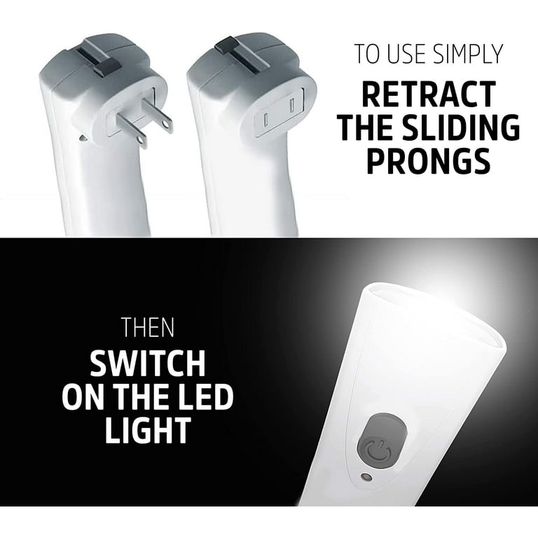 Energizer LED Rechargeable Plug-in Flashlights, Emergency Lights