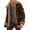 Brown, variant on Ketyyh-chn99 Men Rain Jacket 2024 Fashion Fall Men's Flannel Shirts Jackets Men Plus Size Winter Coat Lapel Collar Long Sleeve Padded Leather Jacket Vintage Thicken Coat Sheepskin Jacket Red,L