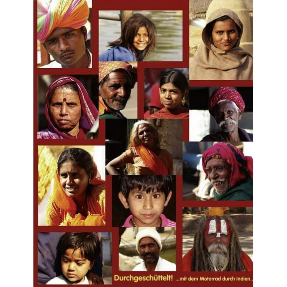 Durchgeschüttelt : ... mit dem Motorrad durch Indien ... (Paperback)