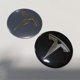 thumbnail image 3 of For Tesla Model Center Caps Hub Cover Screw Cap Logo Kit Decorative Tires Cap Modification Accessories Black Black Label, 3 of 5