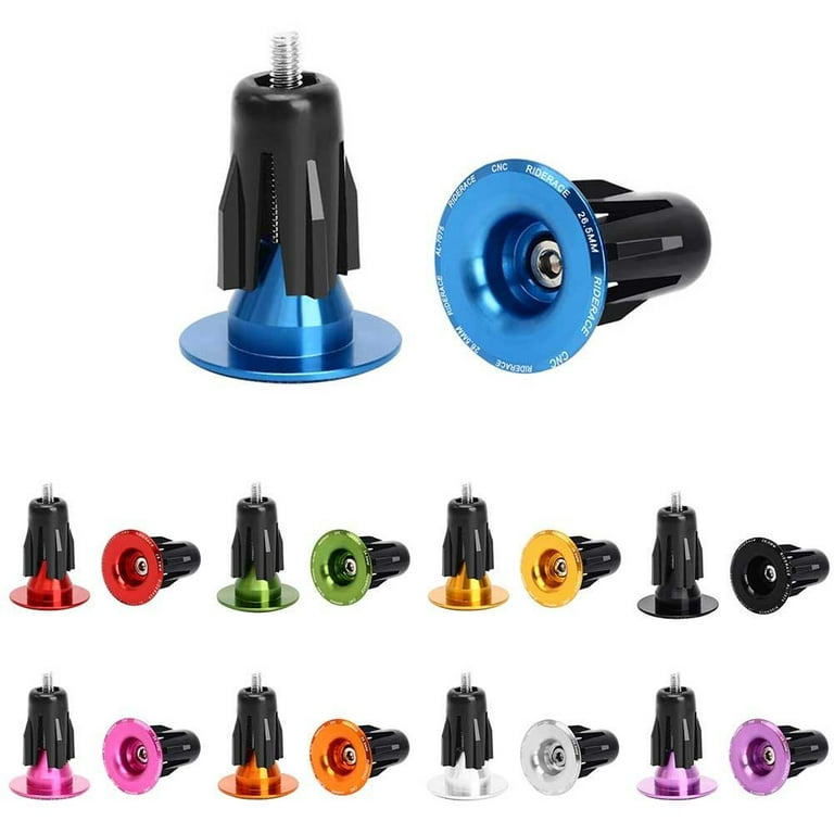 Expansion Lock Handlebar Grips Cover Bar Ends Plugs Mtb Road Bike