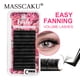 thumbnail image 1 of Pestañas MASSCAKU Easy Fanning Bloom, volumen de floración automático, pestañas individuales de visón falso, extensión de pestañas naturales gruesas Dengxun unisex, 1 of 1