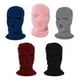 thumbnail image 5 of Pasamontañas de 3 agujeros para invierno, gorro de esquí de cara completa de punto, gorro para ciclismo al aire libre rojo Cola Calentador de cuello de 3 agujeros skimask, 5 of 6