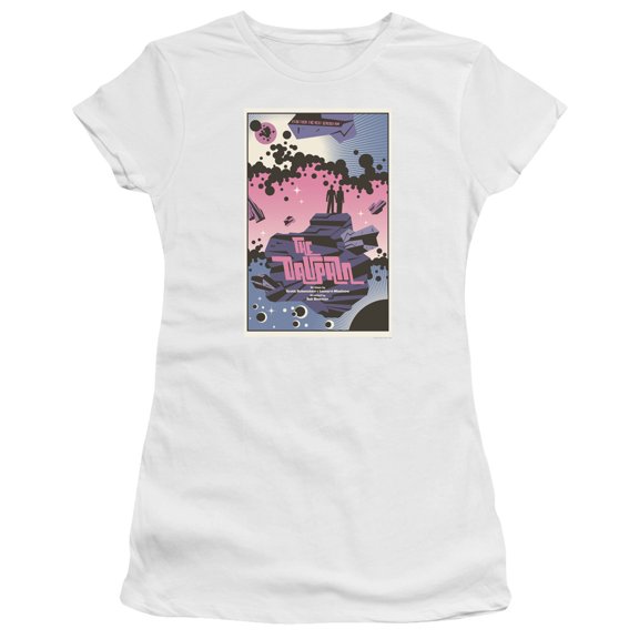 Star Trek Tng Season 2 Episode 10 Junior Women's Sheer T-Shirt White