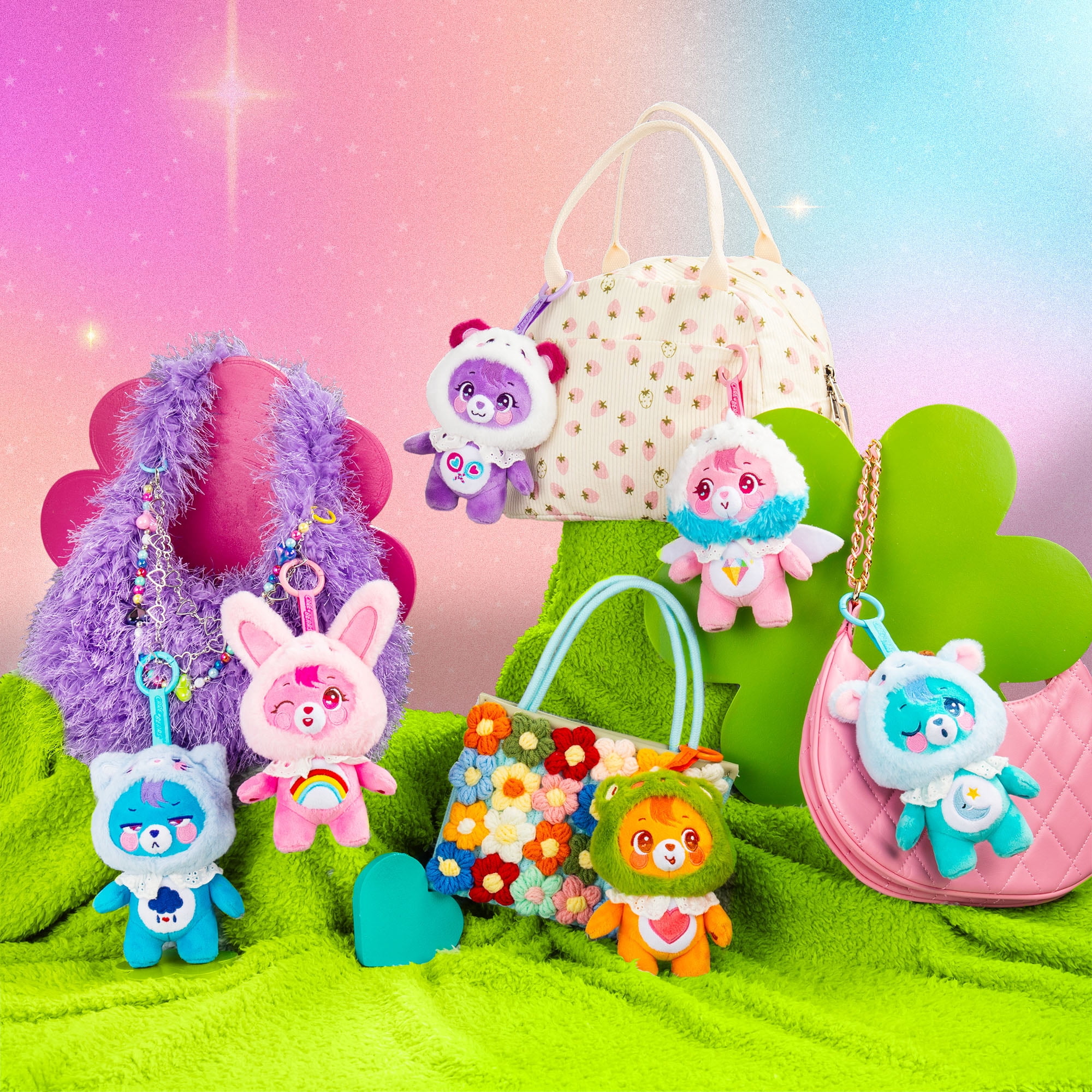 Care Bears Cutie Companions 6" Plush Dangler Assortment