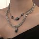 thumbnail image 5 of Set Of 2 Star Chain Necklaces Star Clavicle Chokers Pendant Choker For Girls---Product code 56638, 5 of 5