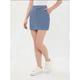 thumbnail image 3 of High Waist Stitch Detail Mini Skirt, 3 of 5