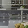 thumbnail image 4 of Jinsinto Smart Plug (Type F), Smart Plug Compatible with Apple HomeKit, Siri, Alexa, Google Home and Google Nest, WiFi Programmable Plug with Voice Command and Remote Control (1pcs), 4 of 5