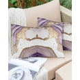 thumbnail image 6 of Marble Purple Throw Pillow Cover,Abstract Luxury Golden Watercolor Art Rectangle Decorative Pillow Case Protector Soft Cushion Cover Lumbar Pillowcase for Couch Sofa Bedroom Car Chair Decor 20x30 In, 6 of 8