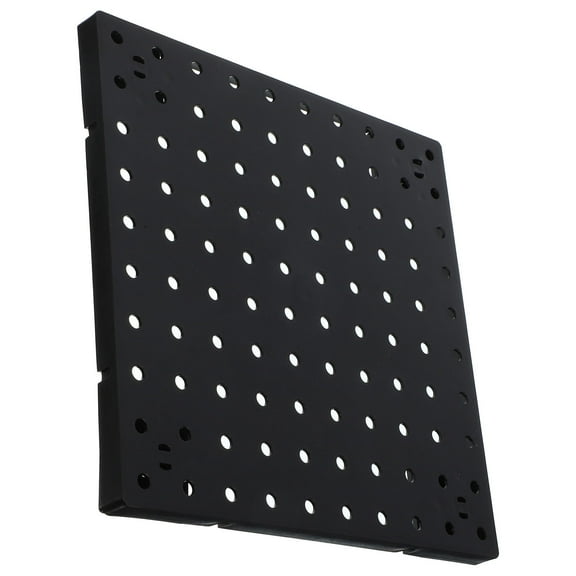 LITINKIMI Pegboard Wall Storage 1Pack Black Abs Pegboard Panel For Home Use And Diy Enthusiasts 9.63X9.63X0.59in