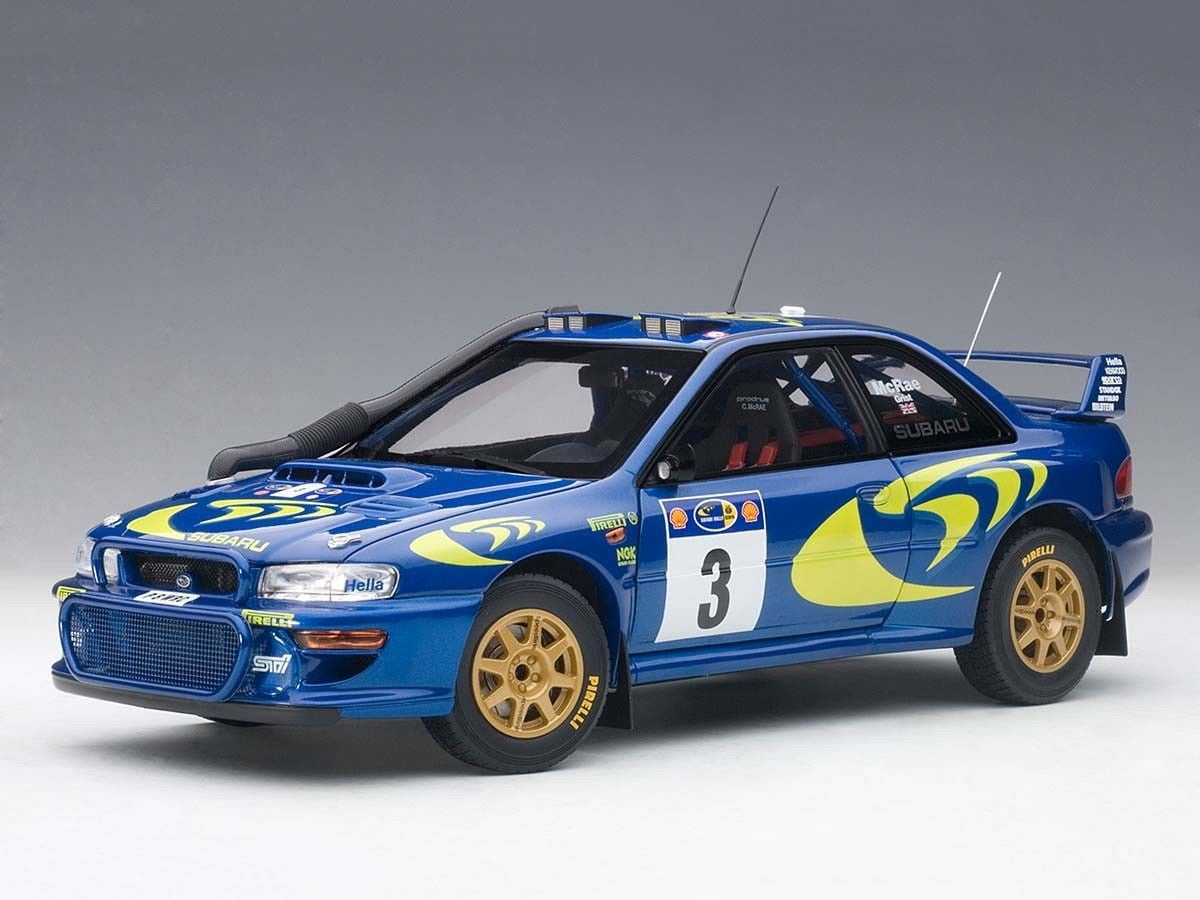 Subaru Impreza WRC 1997 3 Rally Safari Colin McRae / Nicky Grist 1/18