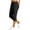 Black, variant on Women's Pants Casual Capris for High Waist Stretch Leggings Slim Fitting Yoga Athletic Exercise Workout Capris 01 Trousers