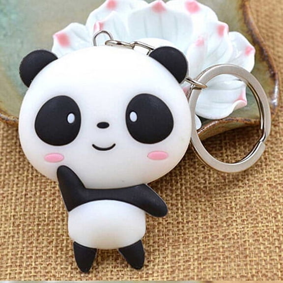 UDIYO Cute Cartoon Panda Pendant Keychain Bag Handbag Hanging Key Ring Xmas Gift