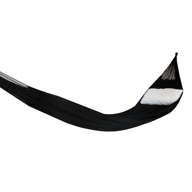 Hamaca Oasis Tela Nylon Negra Estándar