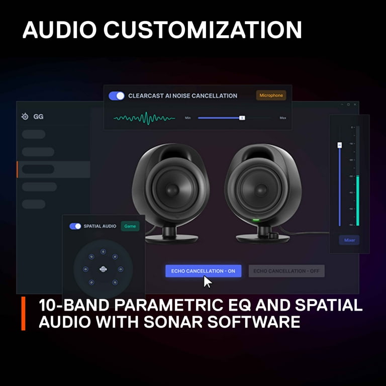 SteelSeries – Arena 3 2.0 Gaming Speakers – 4