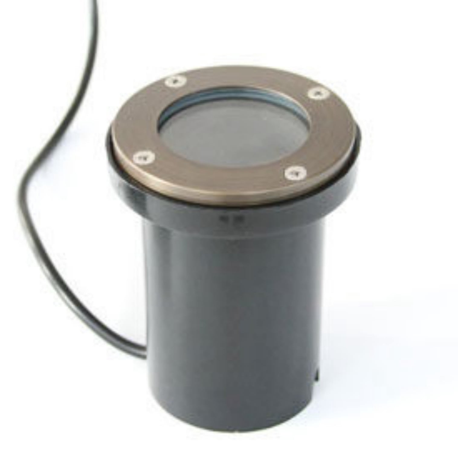 LNC 5.1" LED Inground Light, Antique Brass Finish，Waterproof, for Pool and Driveway
