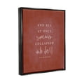 thumbnail image 3 of Stupell Industries Oscar Wilde Fall Quote Inspirational Painting Black Floater Framed Art Print Wall Art, 17 x 21, 3 of 9