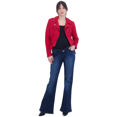 thumbnail image 5 of Time and Tru Maternity Flare Leg Jean, Sizes S-XXL, 5 of 5