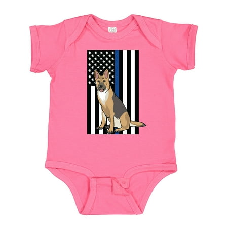 

Inktastic Law Enforcement Flag Dog K-9 Gift Baby Boy or Baby Girl Bodysuit