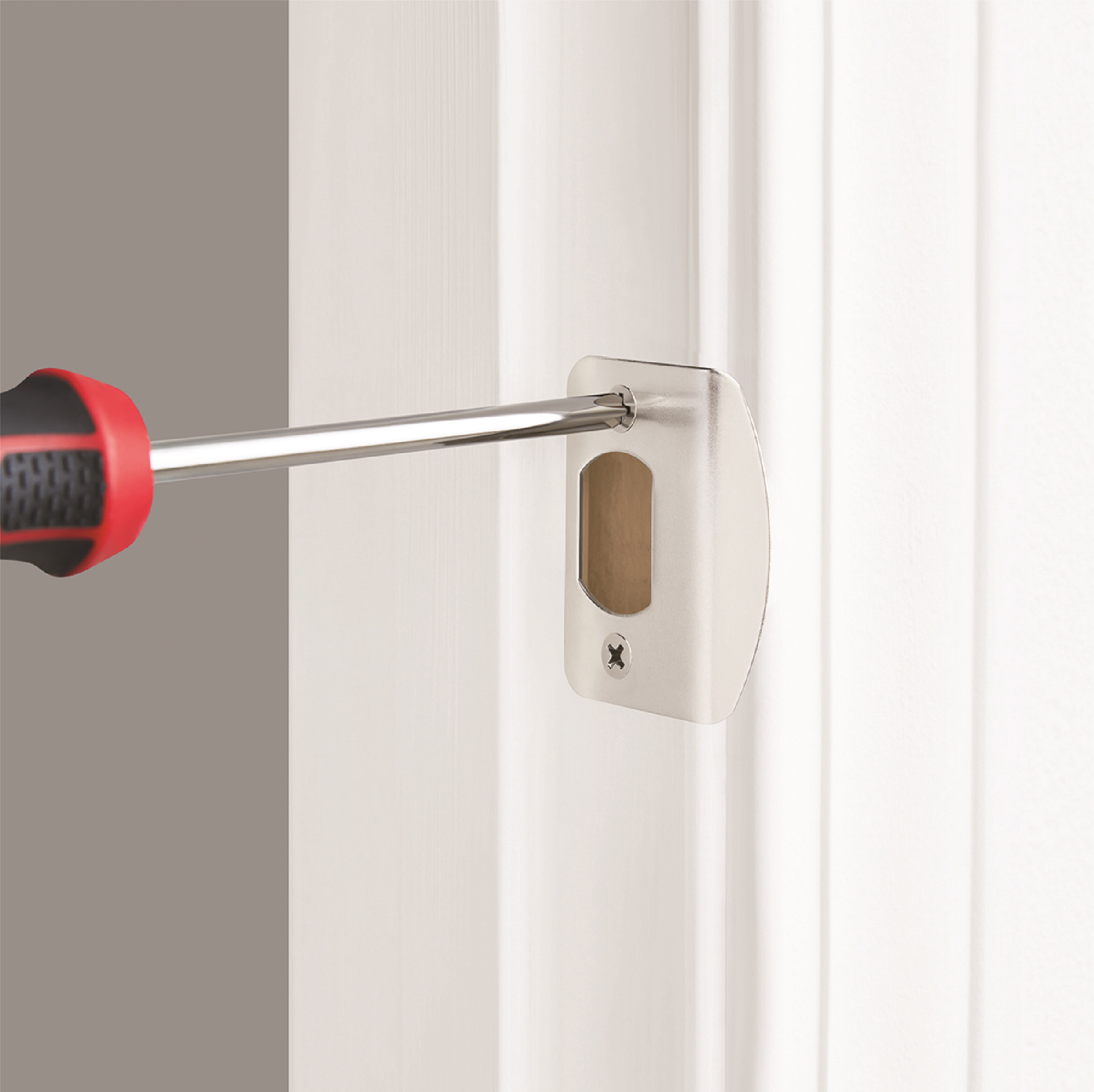 Hyper Tough Keyed Entry Ball Lock Doorknobs with Stainless Steel Finish, Twin Pack