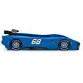 thumbnail image 5 of Delta Children Turbo Race Car Twin Bed, Blue, 5 of 5