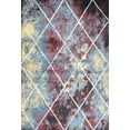 thumbnail image 3 of JONATHAN Y SUPERSOFT 8 x 10 Area Rug, Cole Minimalist Diamond Trellis - Multi/White, SEU102J-8, 3 of 9