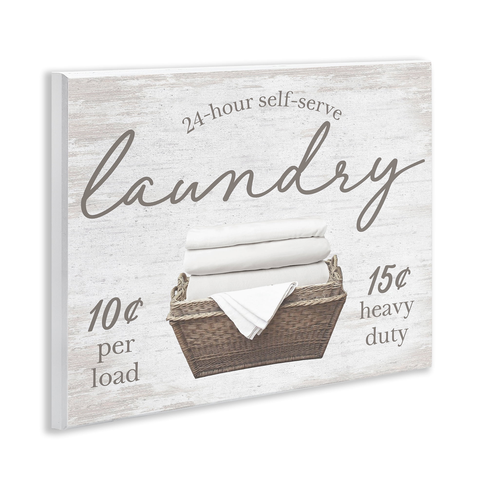 Stupell Industries Vintage Laundry Ad Typography Painting Unframed Art Print Wall Art, 14 x 11
