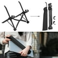 thumbnail image 1 of Foldable Laptop Table, Laptop Stand Collapsible Convenient Adjustable Height with Nylon Carrying Sleeve for 11.6inch Notebook, 1 of 7