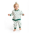 thumbnail image 5 of M+A by Monica + Andy Organic Cotton Seasonal Baby Sporty Sweatsuit Set, Sizes 12/18 Months-5T, 5 of 5