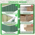 thumbnail image 2 of VIBESPARK Outdoor Metal Raised Garden Bed, Deep Root Box Planter for Vegetables, Flowers, Herbs, and Succulents, 2 of 8