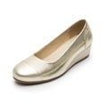 thumbnail image 3 of Flats Flexi para Mujer Estilo 127002 Oro, 3 of 10