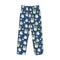 thumbnail image 4 of Goofa Star Penguin Printed Soft Pajama Pants for Men, Wide Leg Comfy Casual Lounge Yoga Pants-Large, 4 of 9