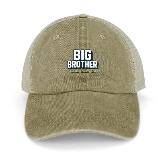 Bigger Brother Khaki Classic Unisex Cotton Adjustable Baseball Cap – Plain Dad Hat