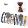 thumbnail image 2 of Kid Hair Bands Elastic 8PCS Non-slip No Crease Hair Ropes Ponytail Holders, 2 of 10