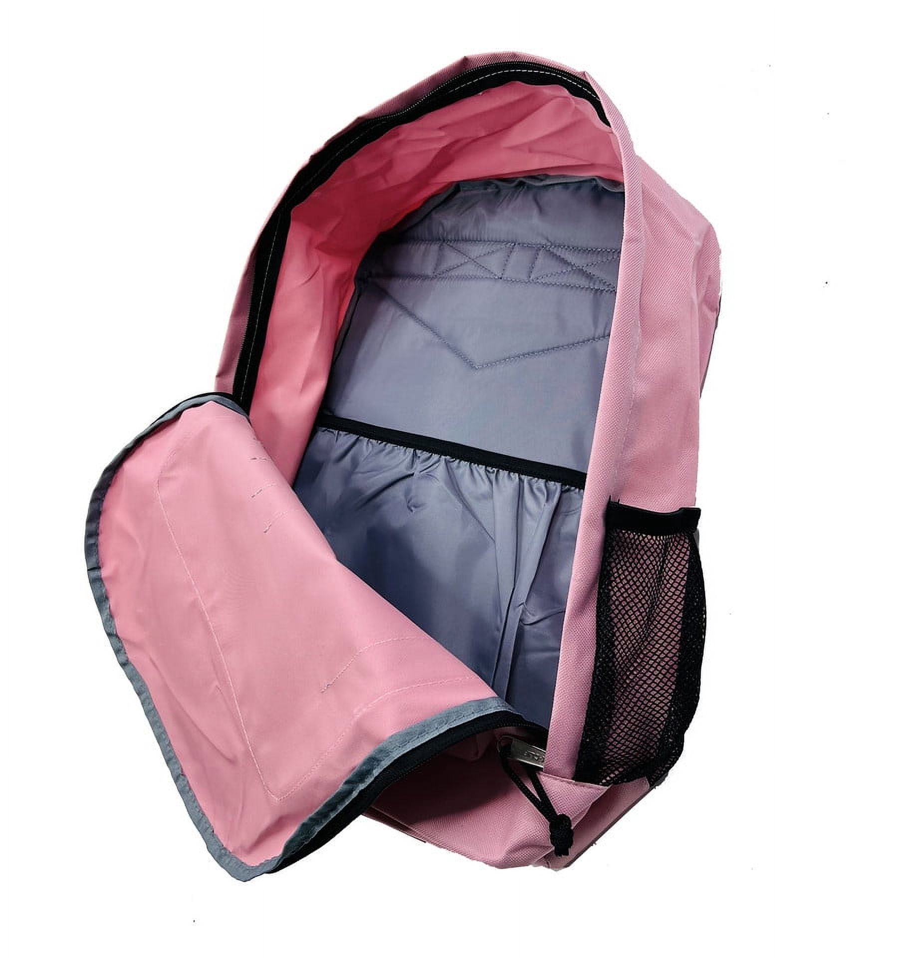 K-Cliffs Unisex Case of 24 Classic Large 17.5" School Backpacks, Pink, Polyester
