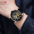 thumbnail image 4 of Mens Watches Military Sports Watch (Chronograph/Waterproof/Luminous/Calendar) Silicon Band Quartz Watch for Men, 4 of 7