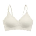 thumbnail image 1 of Clearance Sale 2025 Bra Women's Comfortable Traceless Sports Bra With Ruffles For Comfortable Breathability And Fitness Without Steel Rings Bra, 1 of 4