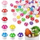 thumbnail image 1 of 80 Pcs Mini Mushroom Figurines Tiny Mushrooms Miniature Resin Figures Micro Landscape Decorations, 1 of 4